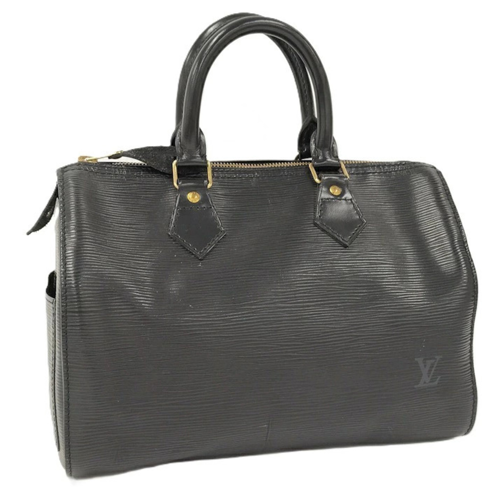 Louis Vuitton Speedy Boston Bag Epi Leather Noir Black